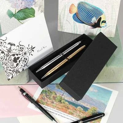 Pen Box- Double- 2" x 6 5/8" x 1 1/8"- Black- Price Per Piece