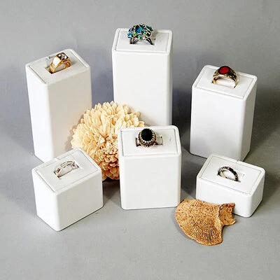 Ring Pedestal Set- Six Pieces- Slot