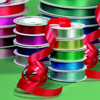 Metallic Ribbon- 5/8" x 25 Yards, Both Sides w/Same Finish