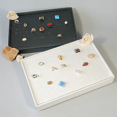 Ring Tray- Stackable- 12 1/2" x 8 3/4" x 1 7/8"H- 56 Slots