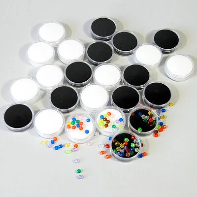 Gemstone Jars- Large 1 3/4" Diameter- Price Per Dozen