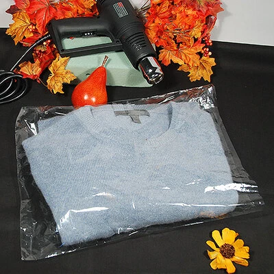 Shrink Bags- 12" x 16"- 80 Gauge- Clear High Grade PVC- 250/case