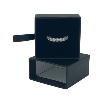 Sliding Drawer Box for Rings Black