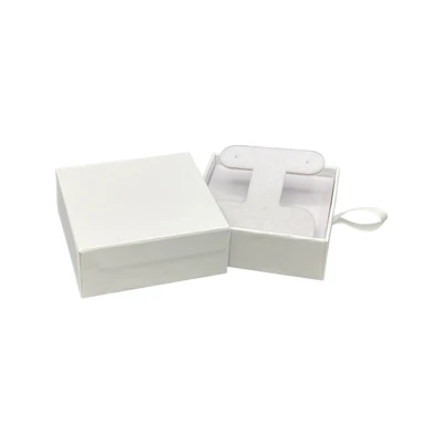 Sliding Drawer Box for Earrings or Pendant Gloss White
