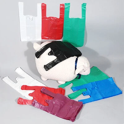 T-Shirt Bags- 6" x 3 1/2" x 13"- 11 mic. 3000/case