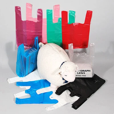 T-Shirt Bags- 8" x 4" x 15"- 11 mic. 3000/case-***OUT OF STOCK***