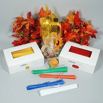 Twist Ties- Paper- 6" Length- 3/16" Width- 2,000/Box