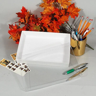 Stationery Box- 9 5/8" x 6 3/8" x 1 5/8"- 50/case