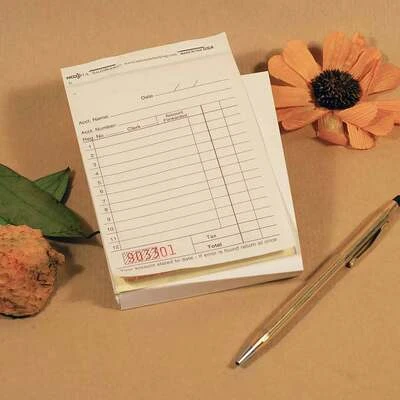 Sales Books- 5 5/8" x 3 1/2" Carbonless-