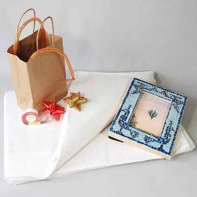 White Tissue Paper- 20" x 30"- #1 Grade- 1 Ream/Pack ~480 Sheets - OUT OF STOCK