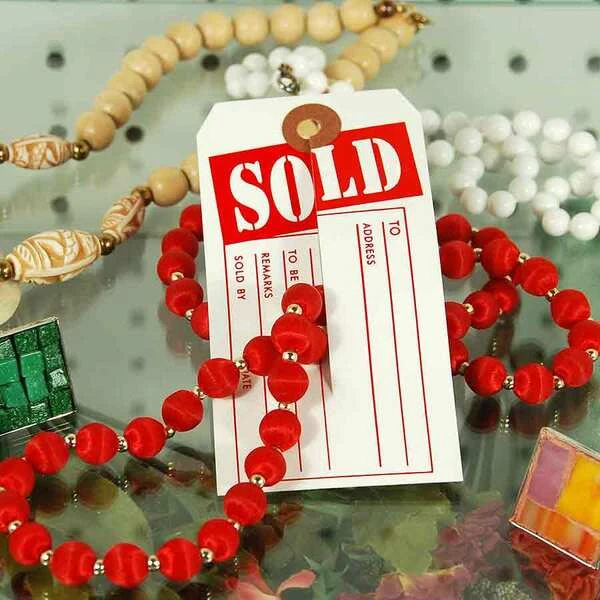 Slit Tags- "SOLD"- 2 3/8" x 4 3/4"- 1,000/Box