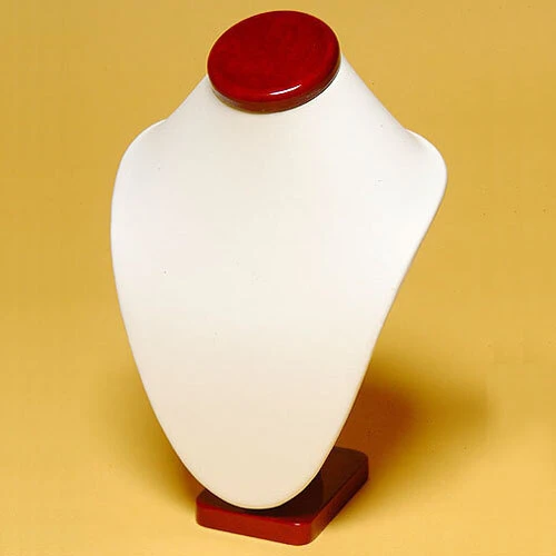 Tall Necklace Bust- 7 1/2" x 5 1/8" x 11"H