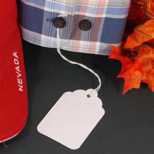 Merchandise Tags- Strung (#8) 1 11/16" x 2 3/4"- 1,000/Box