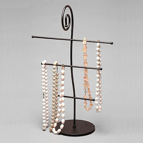 Wire Display- Metal- For Necklaces, Bracelets, Bangles- 10"W x 5 1/8"D x 16"H