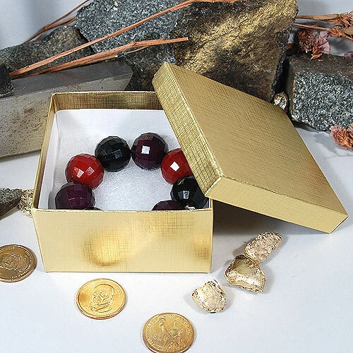 Large Bracelet Box- 3 1/2" x 3 1/2" x 2"- 100/Case- Made in USA
