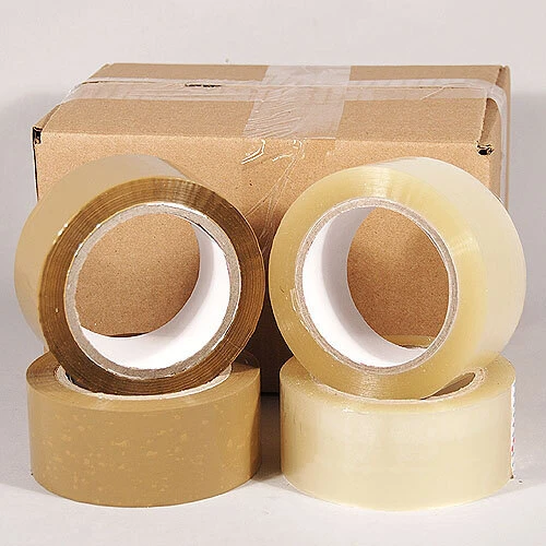 Packaging Tape- Acrylic- 2.0 Mil- Extra Large Rolls- 2" x 110 yards-***CLEAR ONLY***