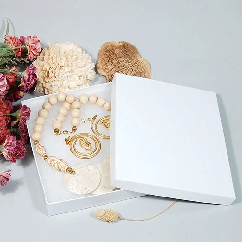 Necklace/Earring Set Box- 6" x 5" x 1"- 50/Case- Made in USA-