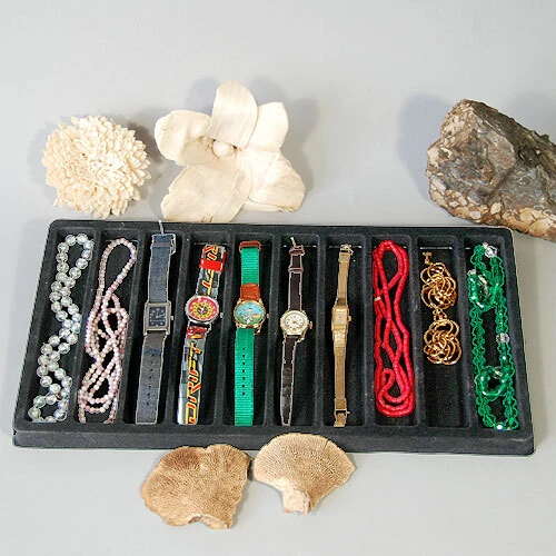10 Compartment Watch Insert - 14" x 7 1/2"- Each Compartment- 1 1/8" x 6 3/4"W