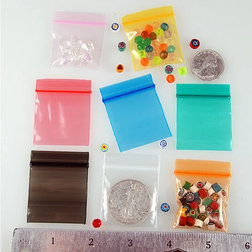 Apple Bags- 1 1/2" x 1 1/2"- 2.5 Mil- 1,000/pack-
