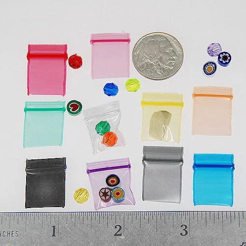 Apple Bags- 5/8" x 5/8"- 2.5 Mil- 1,000/pack