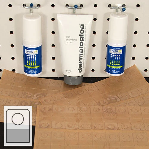 Round Style Hang Tabs, 36/Sheet- 10 Mils Thick- 3/4"W x 1 1/2"H- Price Per 500