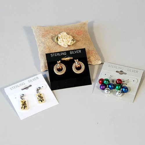 Earring Cards- 2" x 2"- "Sterling Silver"- Price Per 100
