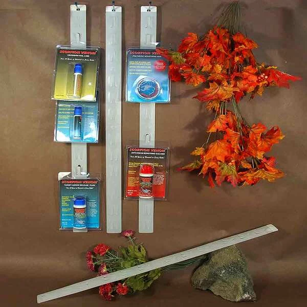 Display Strips- 30 Mil Thick, 12 Hooks, 23" Long- Price Per 50 Strips