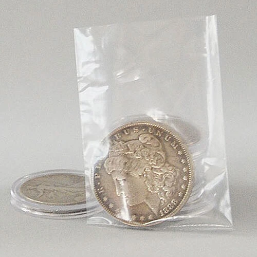 Poly Bags- Lay Flat Open End- 2" x 3"- 2 Mil- 1,000/box