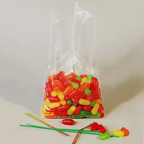 Poly Bags- Lay Flat Open End- 5" x 8"- 2 Mil- 1,000/box
