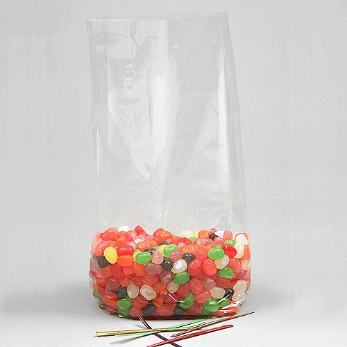 Polypropylene Bags- Clear- 1.5 Mil- 5 1/4" x 3" x 13"- 100/pk
