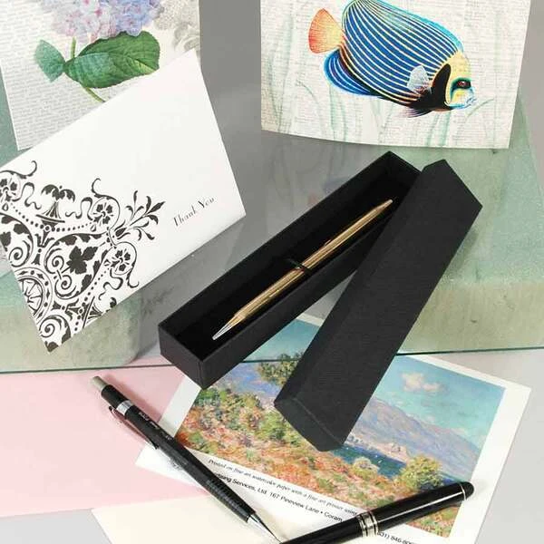 Pen Box- Single- 1 3/8" x 6 5/8" x 1 1/8"- Black- Price Per Piece