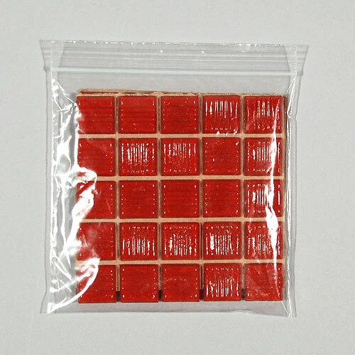 Resealable Poly Bags- Zip Seal- 5" x 5"- 2 Mil- 1,000/box