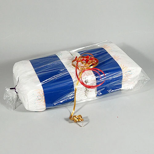 Side Gusset Poly Bags- 8" x 4" x 18"- 1 Mil- 1,000/box