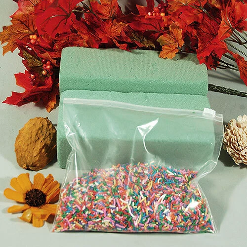 Slider Zip Seal Resealable Bags- 8" x 7"- 3 Mil- 100/pk