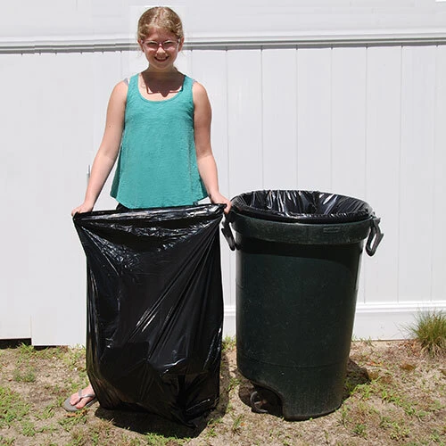 Trash Liner- Heavyweight- 16" x 14" x 36"- 20-30 gal- 1.5 Mil, 200/case
