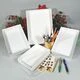 STATIONERY BOXES, CLEAR TOP